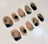 short van girl black